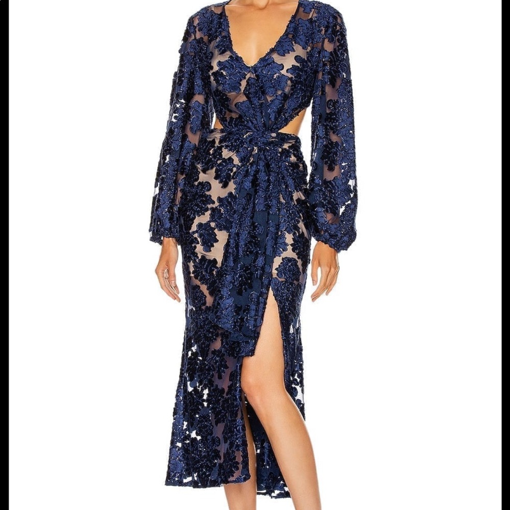 Alice McCall blue moonlight midi dress